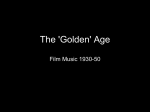 The `Golden` Age