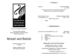 Bartok and Mozart - Kenwood Symphony Orchestra