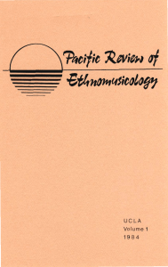 PRE Vol. 1 - Ethnomusicology Review