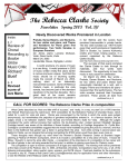 Newsletter - Spring 2003