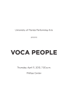 voca people - University of Florida Performing Arts