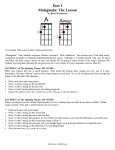 Part 1 Malagueña: The Lesson