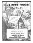 Volume 23 No.1 - Chamber Music Journal