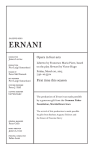 March 20: Ernani - Metropolitan Opera