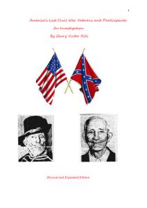 America`s Last Civil War Veterans and Participants