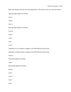 abo blood group system