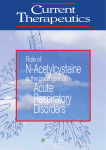 Role of N-Acetylcysteine