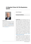 A Litigation Primer On The Respiratory System