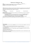 Earthworm Dissection Lab report