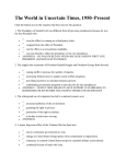 sample eoc from pearson - 1950s to the present