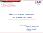 Safety-critical automotive systems: New developments in CAN