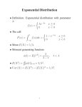 Exponential Distribution