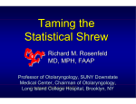 Taming the Statistical Shrew