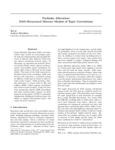 Pachinko Allocation: DAG-Structured Mixture Models of Topic