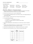 STAT 225 – Fall 2014 EXAM 2  NAME _____________________________ Patrick (7:30 am)