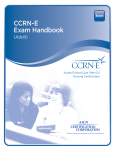 CCRN-E Exam Handbook - American Association of Critical