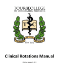 TouroCOM Clinical Rotation Manual.