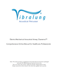 Electro-Mechanical Acoustical Airway Clearance