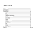 Table of Contents - Butler University
