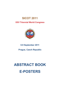 Abstracts of E-posters