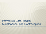 Preventive Care, Health Maintenance, and - kusm
