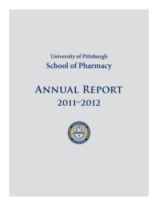 Annual Report 2011-2012 - pages.pharmacy.pitt.edu