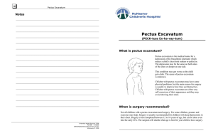 Pectus Excavatum - Hamilton Health Sciences