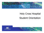 Holy Cross Hospital Student Orientation