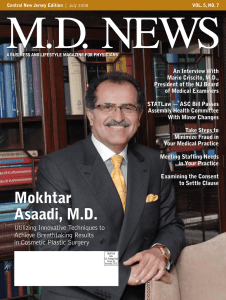 M.D. News July 2008: Mokhtar Asaadi M.D. Utilizing Innovative