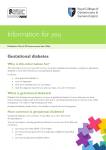 Gestational diabetes - Royal College of Obstetricians and