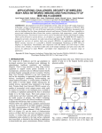 APPLICATIONS, CHALLENGES, SECURITY OF WIRELESS BODY