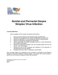 Genital and Perirectal Herpes Simplex Virus Infection