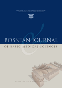 5 (1) - Bosnian Journal of Basic Medical Sciences