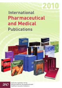 Pharmaceutical and Medical Pharmaceutical and Medical
