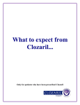 What to expect from Clozaril