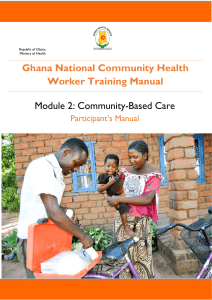 Ghana National Community Health Worker Training Manual Module 2
