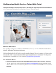 Patient Web Portal