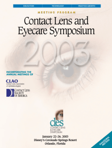 Contact Lens and Eyecare Symposium