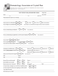 new patient health history form - Dermatology Associates at Crystal