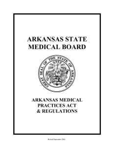 Arkansas Medical Practices Act