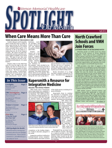 Spotlight On Health - Vernon Memorial Healthcare