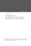 Misinformed Consent: Non-medical Bases For american Birth