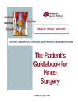 The Patient`s Guidebook for Knee Surgery
