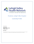 President, Lehigh Valley Hospital Leadership Profile