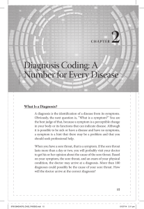 Diagnosis Coding: A Number for Every Disease