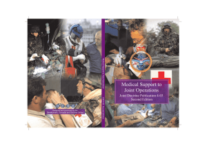 Medical Support to Joint Operations