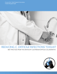 reducing c. difficile infections toolkit