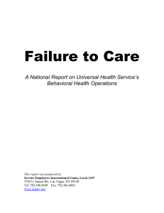 Failure to Care
