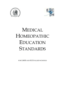 Hering - European Committee for Homeopathy