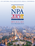 Conference Brochure - National PACE Association
